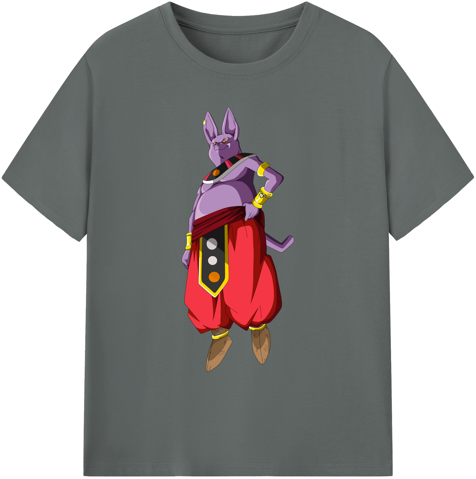 （画像用） ドラゴンボール シャンパ DRAGON BALL Champa 綿100％ メンズ半袖Tシャツ｜肌触りやわらか＆通気性